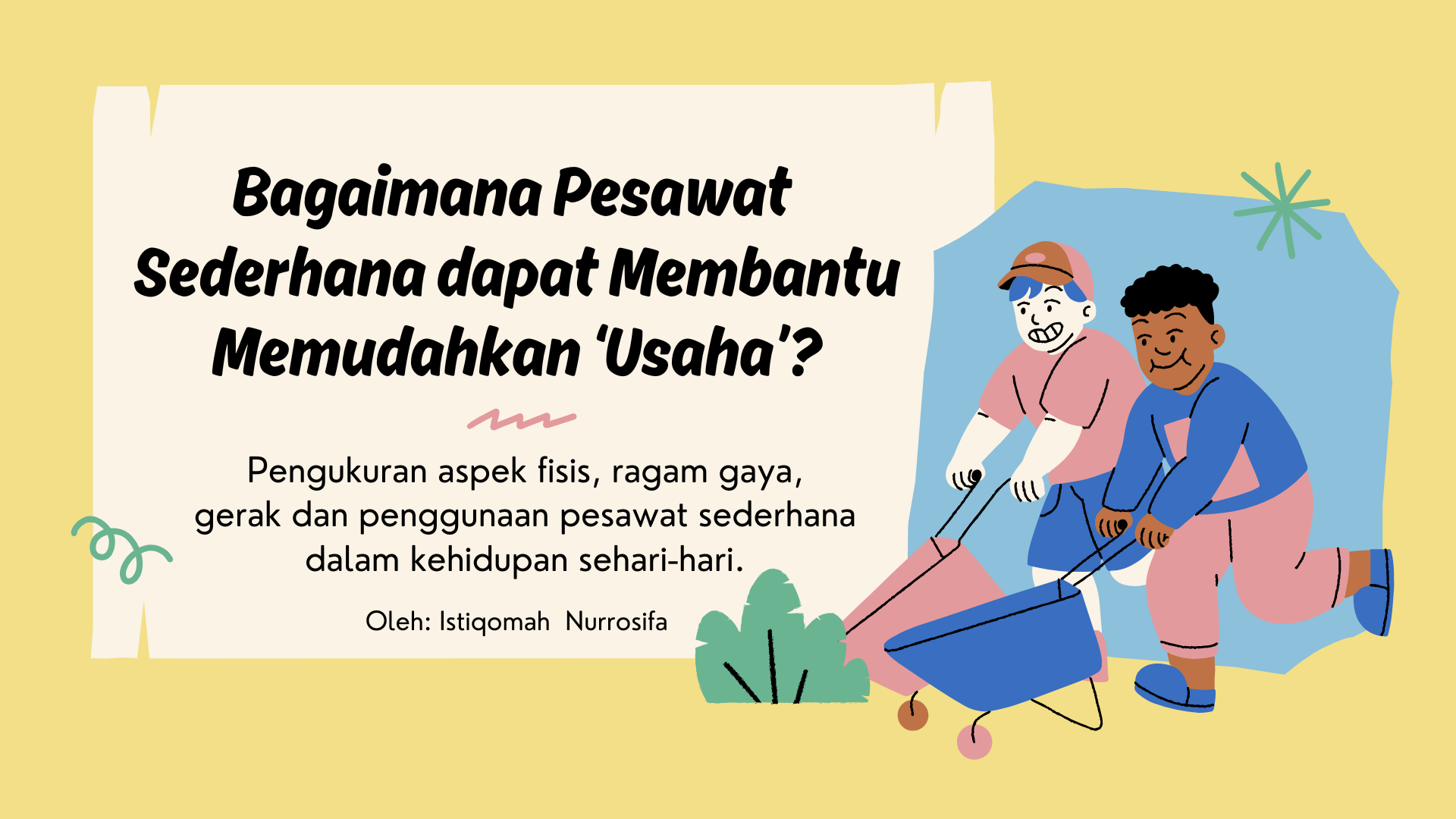 Pesawat Sederhana SMP Kelas VIII