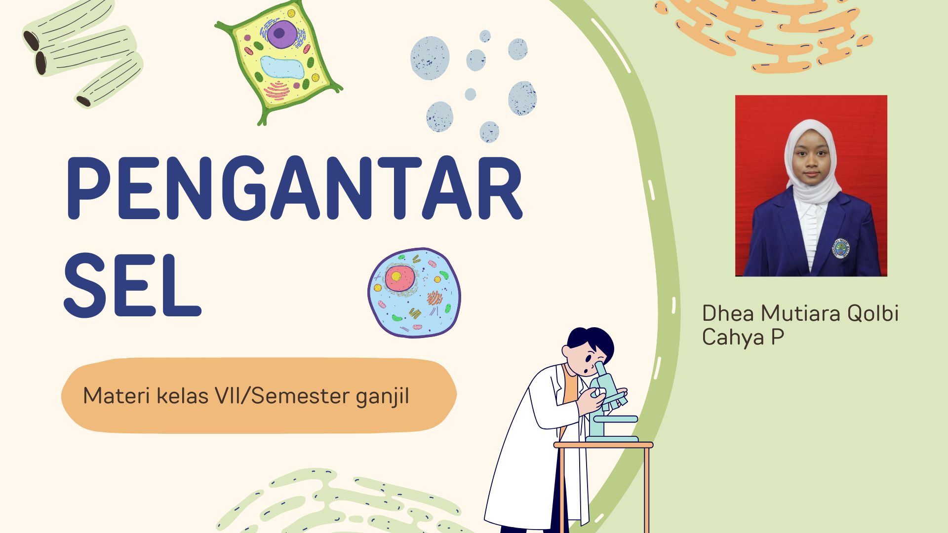IPA KELAS VIII MATERI PENGENALAN SEL