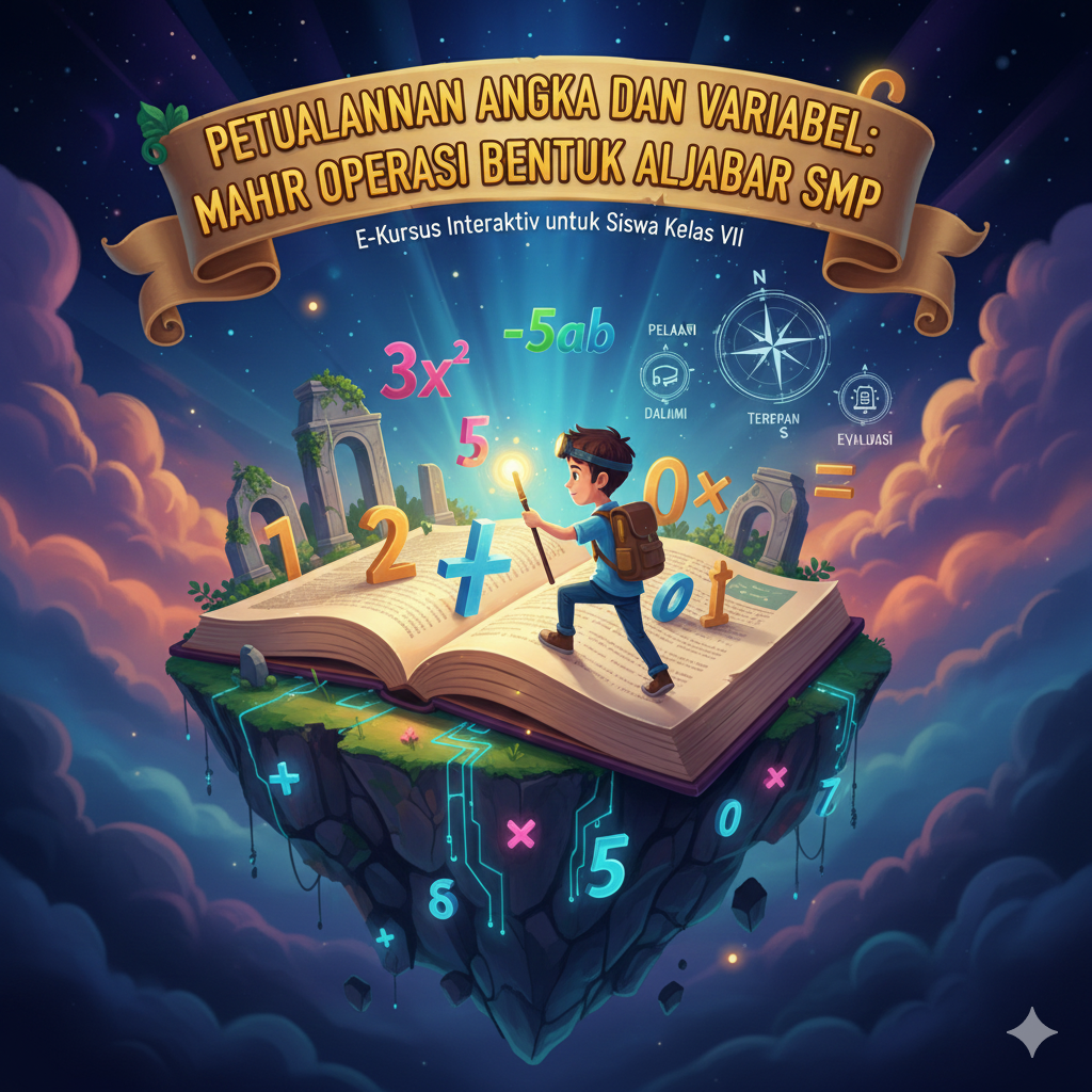 Petualangan Angka dan Variabel : Mahir Operasi Bentuk Aljabar SMP